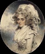 John Downman Portrait of Mrs.Siddons oil painting artist